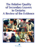 The Relative Quality of Secondary Leavers in Ontario: A Review of the Evidence